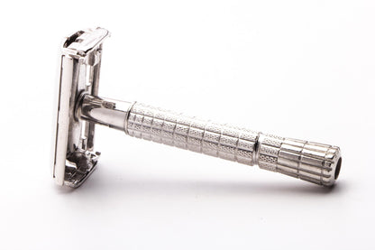 1959 E1 Gillette Flare Tip Super Speed Safety Razor  | Rhodium Revamp