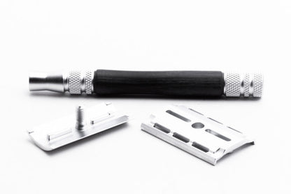 Feather Wood Handle Stainless Double Edge Razor