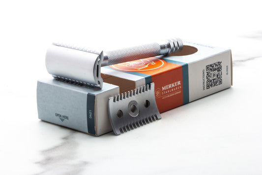 Merkur | 22C Hannemann Open & Closed Comb Double Edge Safety Razor