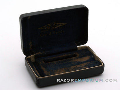Gillette Gold Tech Safety Razor Case ONLY