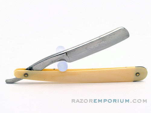 9/16" Lorberg Brompton Straight Razor w/ Acrylic Scales