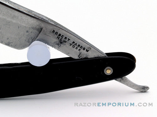 6/8" Robert Pardow Straight Razor w/ Black Walnut Scales | New York