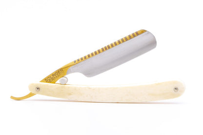 6/8" Bismarck Straight Razor | Real Bone Scales