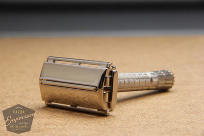 Gillette 1954 Flair Tip DE Super Speed Safety Razor Z2 * Nickel REVAMPED