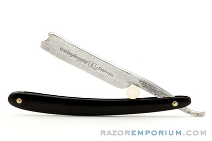 4/8" George Wostenholm and Son Barber's Notch Straight Razor w/ Case | Sheffield England
