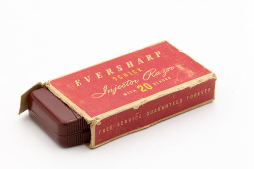 1950's Eversharp Schick Gold Injector with Navy Bakelite Handle