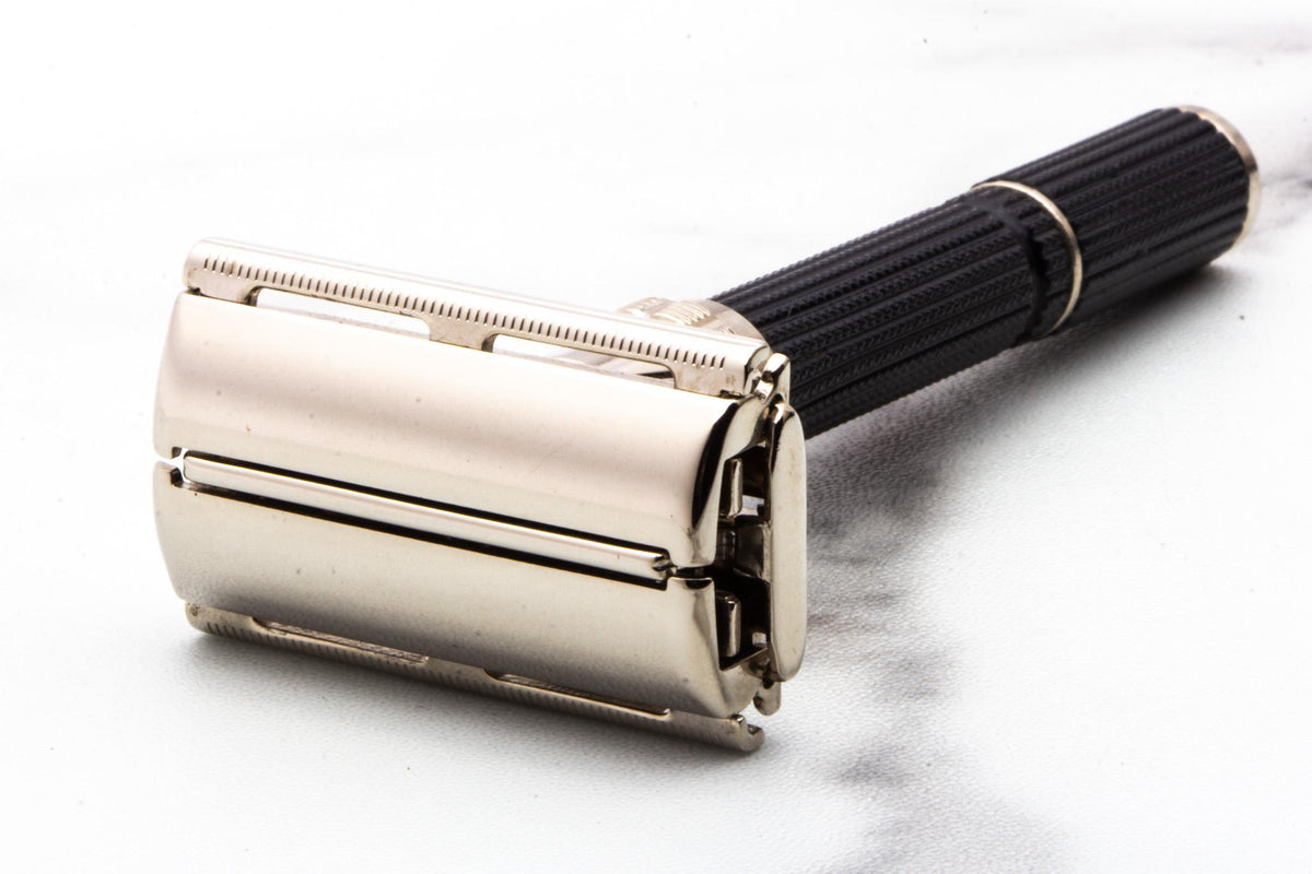 1971 R2 Gillette Super Adjustable 84 Double Edge Safety Razor | Factory Nickel Revamp
