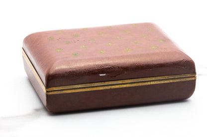 1955 A1 Gillette Diplomat Safety Razor w/ Brown Leather Case | Original Condition