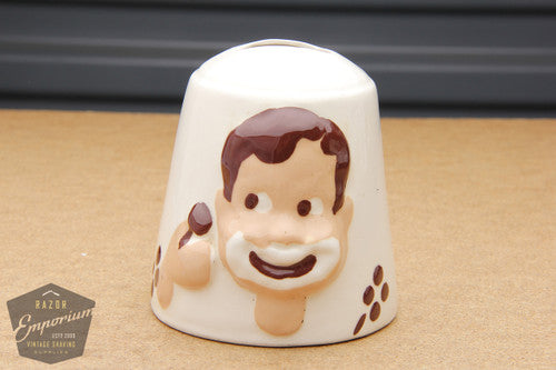 Bell-shaped Brown Haired Man Porcelain Blade Safe