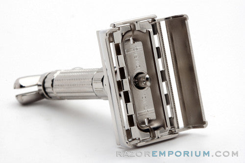 1960 Gillette Toggle Adjustable DE Safety Razor Rhodium Revamp F4