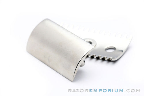 1909 Gillette Cap & Guard | Factory Nickel Revamp | Universally Threaded