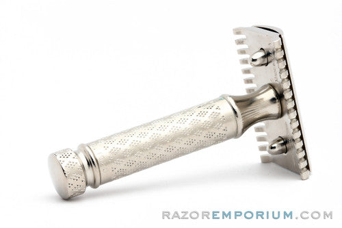 1921 Gillette New Improved Tuckaway DE Safety Razor | Factory Nickel Revamp