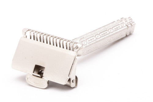1930's British Made Ever Ready Chain Handle Style SE Safety Razor | Nickel Revamp