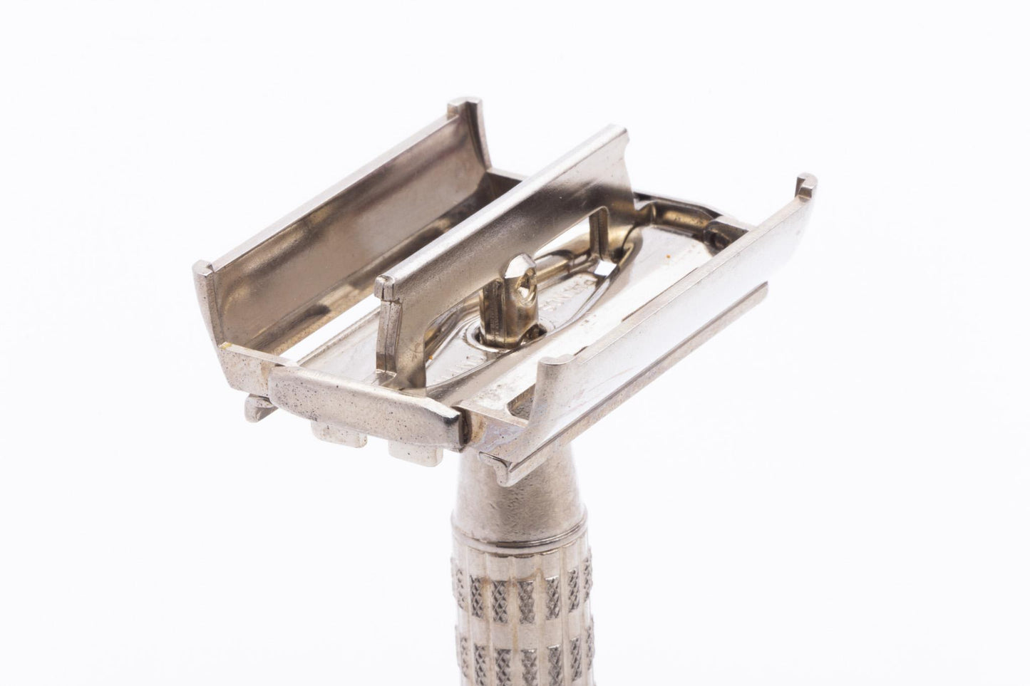 1958 D4 Gillette Red Tip Heavy Super Speed Double Edge Safety Razor Set | Original Condition