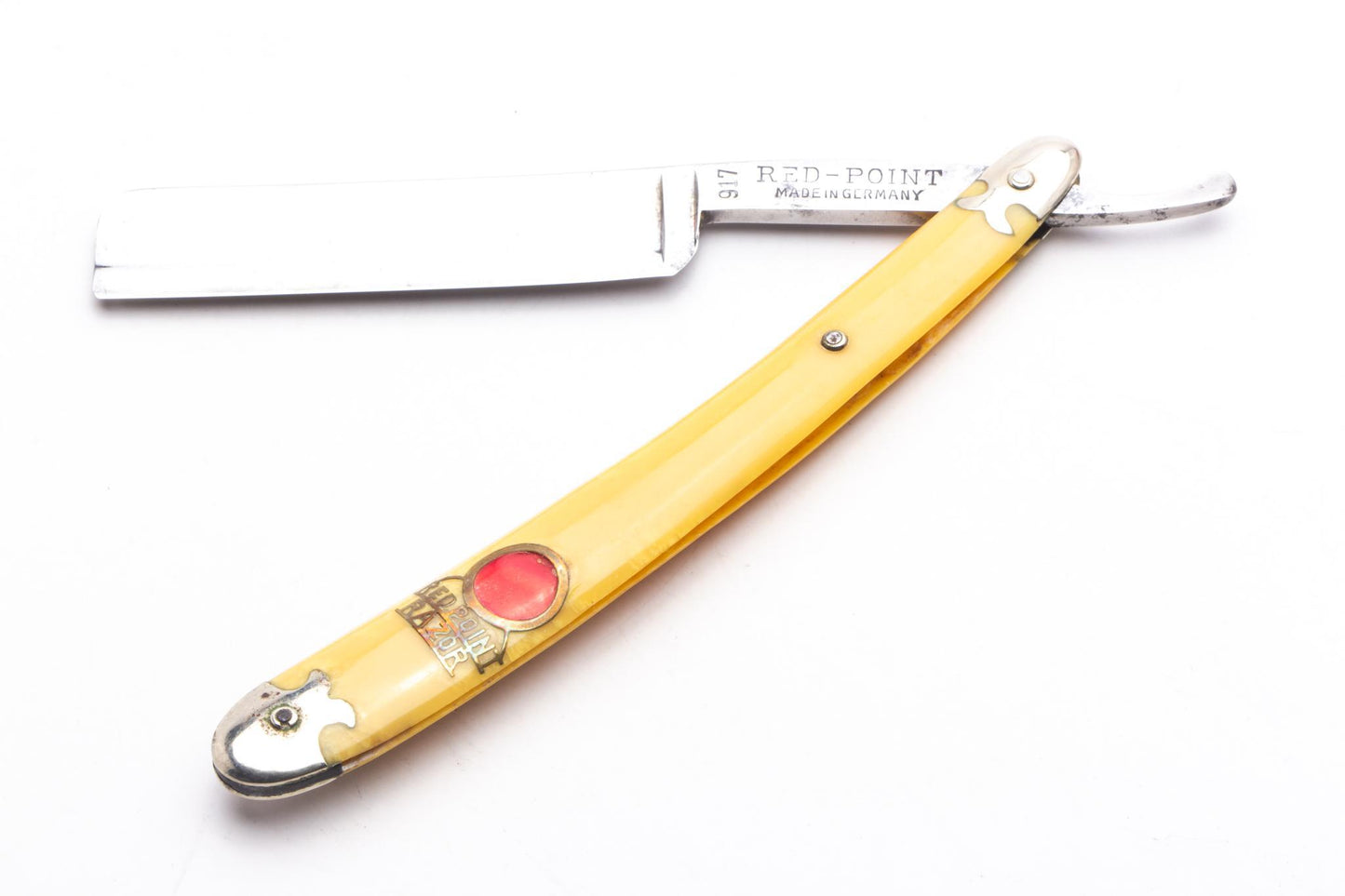 5/8" Vintage Restored #917 Red Point by Utica Straight Razor