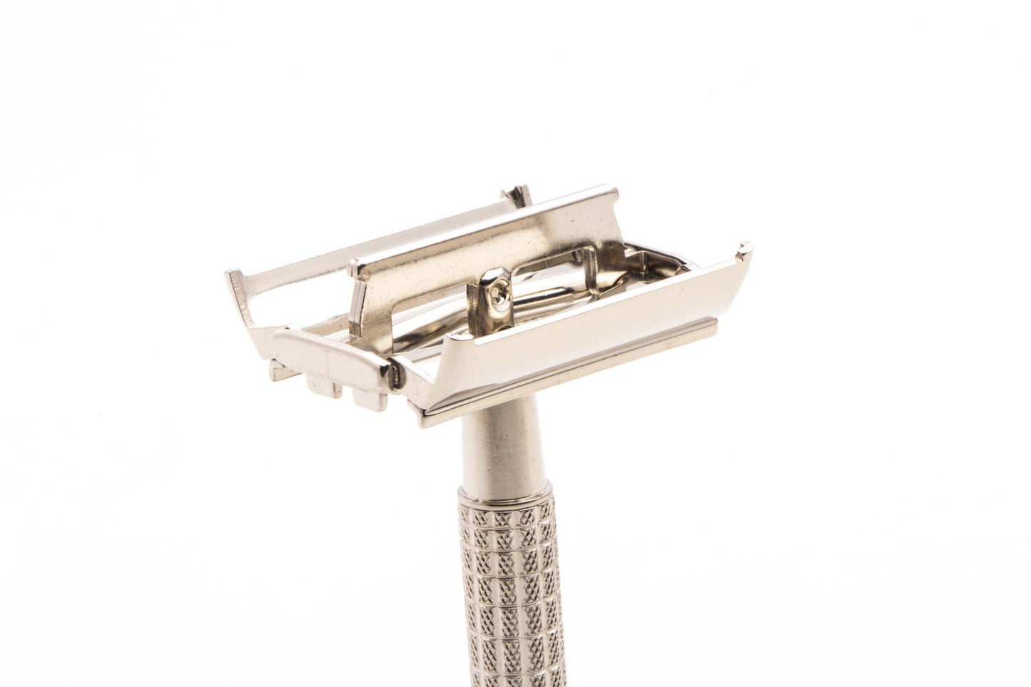 1959 E1 Gillette TTO Flare Tip Super Speed Safety Razor  | Factory Nickel Revamp