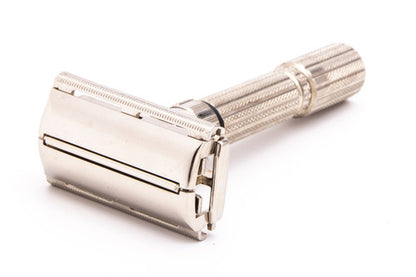 1959 E3 Gillette 1.95 Fatboy Adjustable Double Edge Safety Razor with Original Case