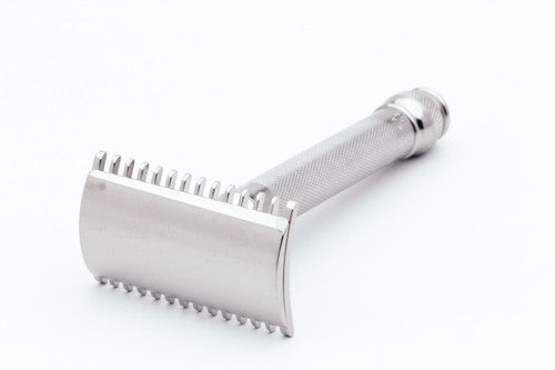 1920's Gillette Ball End Old Type Safety Razor | Factory Nickel