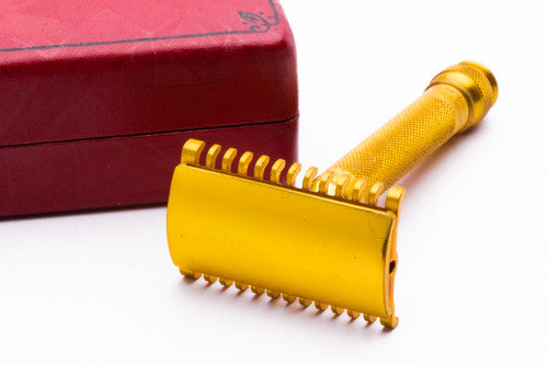 1930's Gillette NEW Long Comb Double Edge Safety Razor Set