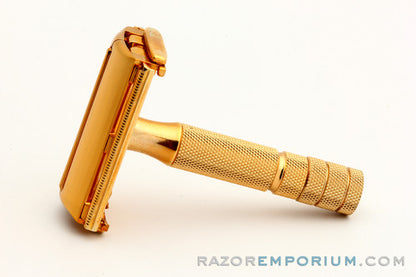 1956 B4 Gillette Milady TTO Double Edge Safety Razor w\ Case & Blades - HARD TO FIND