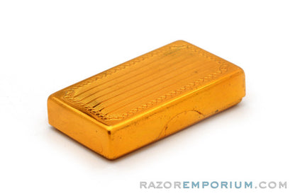 1930's Gillette Blade Bank - Original Gold