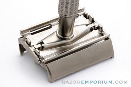 1961 Gillette Flare Tip Double Edge Super Speed Safety Razor G4 | Factory Nickel Revamp