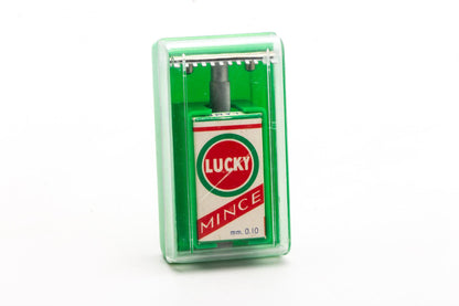 Vintage Lucky Mince Double Edge Safety Razor Set | Original Condition