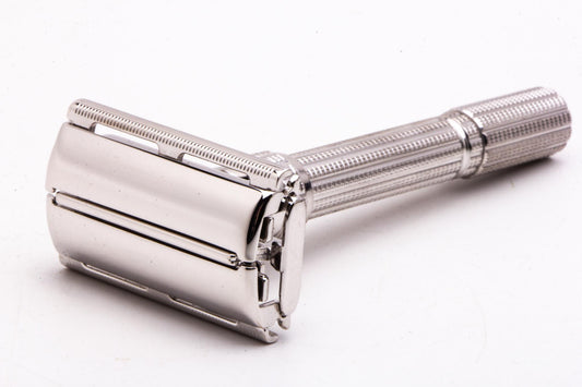 1968 N4 Gillette Slim Adjustable Safety Razor | Rhodium Revamp