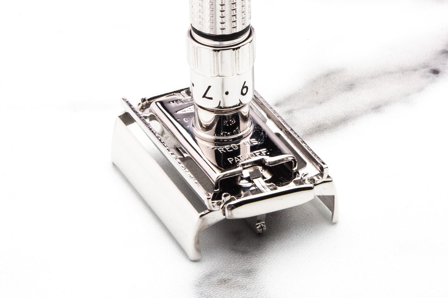 1958 D3 Gillette Executive Fatboy Adjustable Safety Razor | Rhodium Revamp