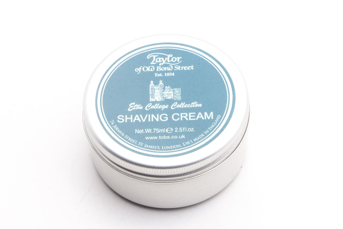 Collegiate Razor Taylor Of Old Bond Street | Eton College Shaving Cream Travel Tin 75ml ...