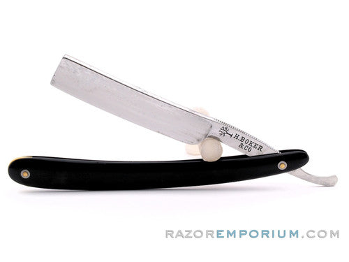 5/8" H. Boker Square Point Straight Razor   | Made in Germany