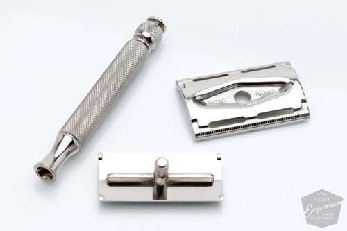 1950's Gillette Ball End Tech Razor Electro Etched Logo