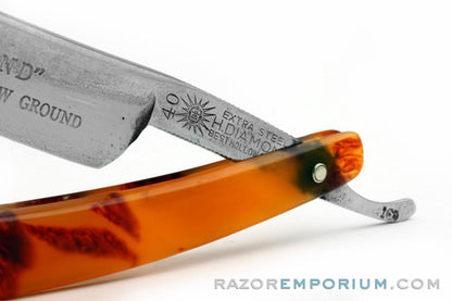 11/16'' H. Diamond 40 Extra Steel Straight Razor |  Japan