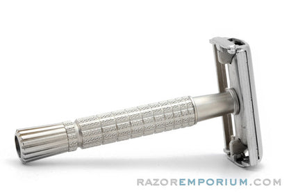 1964 Gillette Flare Tip DE Super Speed Safety Razor J1 | Factory Nickel Revamp