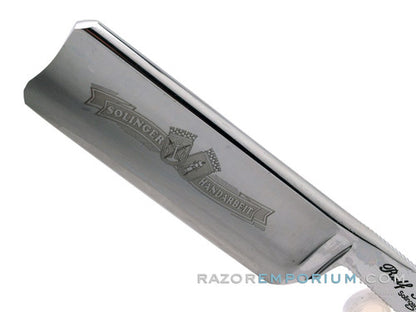7/8" Ralf Aust Spanish Tip  Straight Razor | Horn Scales