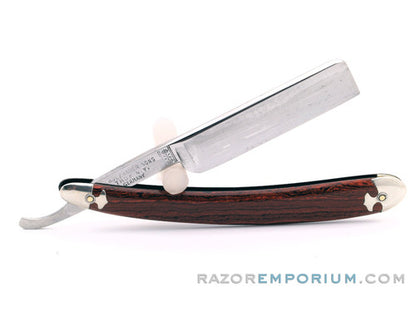 5/8" L. Holzhauer Sons "Gilt Edge" New York Straight Razor w/ Original Scales