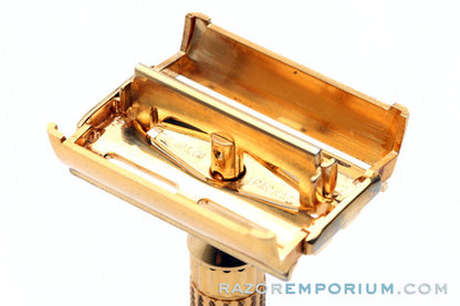 1946-47 Gillette Aristocrat Double Edge Safety Razor Original Set