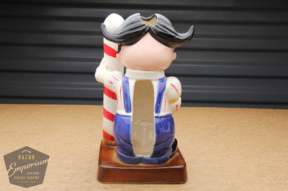 Looie Cousin Barber Pole Porcelain Blade Safe