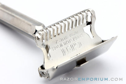 1930's Gem Junior Single Edge Safety Razor | Factory Nickel Revamp