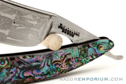 8/8'' W.O. Wilton Masonic "Celebrated Razor" Shave Ready Straight Razor