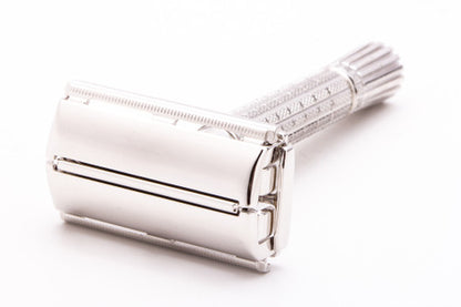 1954 Z2 Gillette Flare Tip Super Speed Safety Razor | Rhodium Revamp