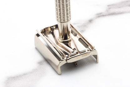 1979 Z1 Gillette Flare Tip Super Speed Safety Razor | Factory Nickel Revamp