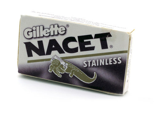 Gillette Nacet Stainless Double Edge (DE) Razor Blades