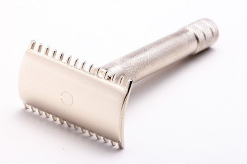 1905 Gillette Double Ring Old Type Double Edge Safety Razor | Nickel Revamp