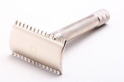 1905 Gillette Double Ring Old Type Double Edge Safety Razor | Nickel Revamp