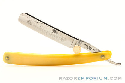 5/8"  R. Marchand "Nostradamus" Straight Razor w/ Original Scales | Paris