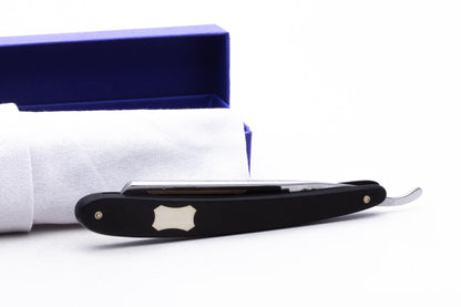 5/8 Dovo Astrale Full Hollow Straight Razor | Ebony Wood Scales