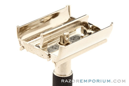 1979 Z1 Gillette Black Handle Super Speed Safety Razor