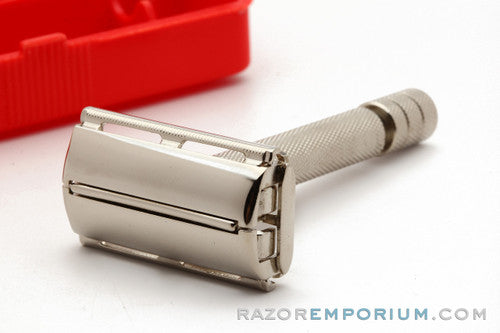 1947-51 Gillette Super Speed Rocket TTO Double Edge Safety Razor with Styrene Case