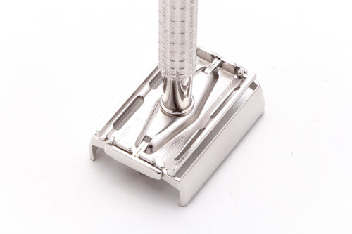 1954 Z2 Gillette Flare Tip Super Speed Safety Razor | Rhodium Revamp